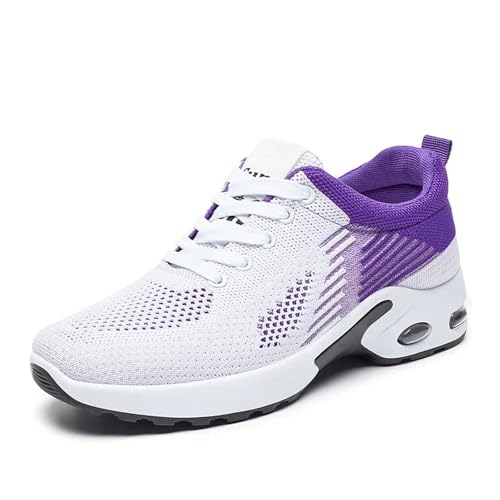 YDRABFLE Sportschuhe Laufschuhe Damen Atmungsaktiv-D-44 von YDRABFLE