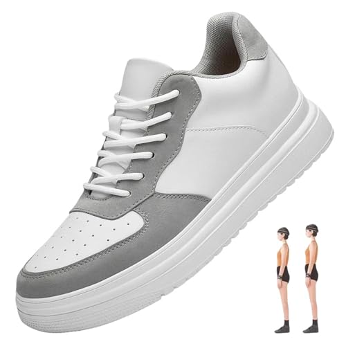 YDRABFLE Sportschuhe Sneakers Mann Aufzugsschuhe Höhe Erhöhen Innensohle 8 cm Weiß Größere Schuhe Männer Freizeit Bequeme Atmungsaktive Sportarten-Whitegray 8Cm-40 YDRABFLE Sportschuhe Sneakers Mann Aufzugsschuhe Höhe Erhöhen Innensohle 8 cm Weiß Größere Schuhe Männer Freizeit Bequeme Atmungsaktive Sportarten-Whitegray 8Cm-40 von YDRABFLE
