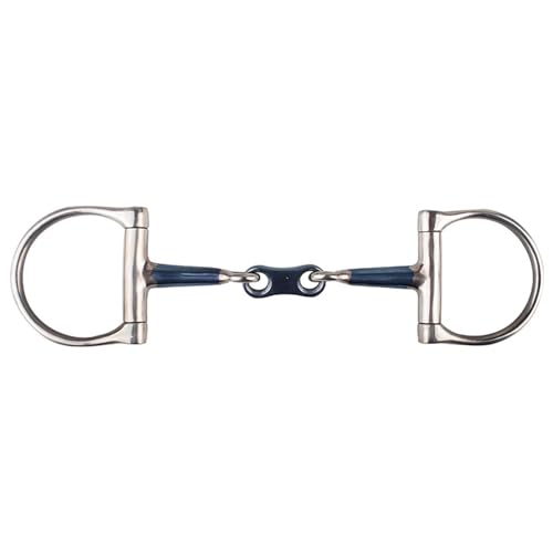 YDYAENIO Gebisse Gebiss Reitsport bewegliches Ringgebiss Pferdeknebelgebiss Pferdeausrüstung Reiten(Length105mm) von YDYAENIO