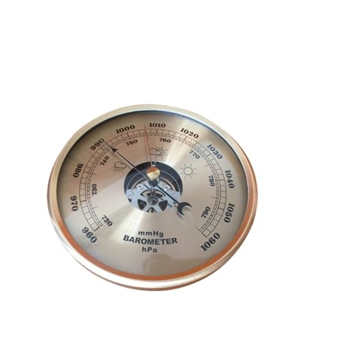 YDYAENIO Wandbarometer An der Wand montiertes Barometer-Luftdrucküberwachungsinstrument. Genaue Wettervorhersage. Wettervorhersage(130mm) von YDYAENIO