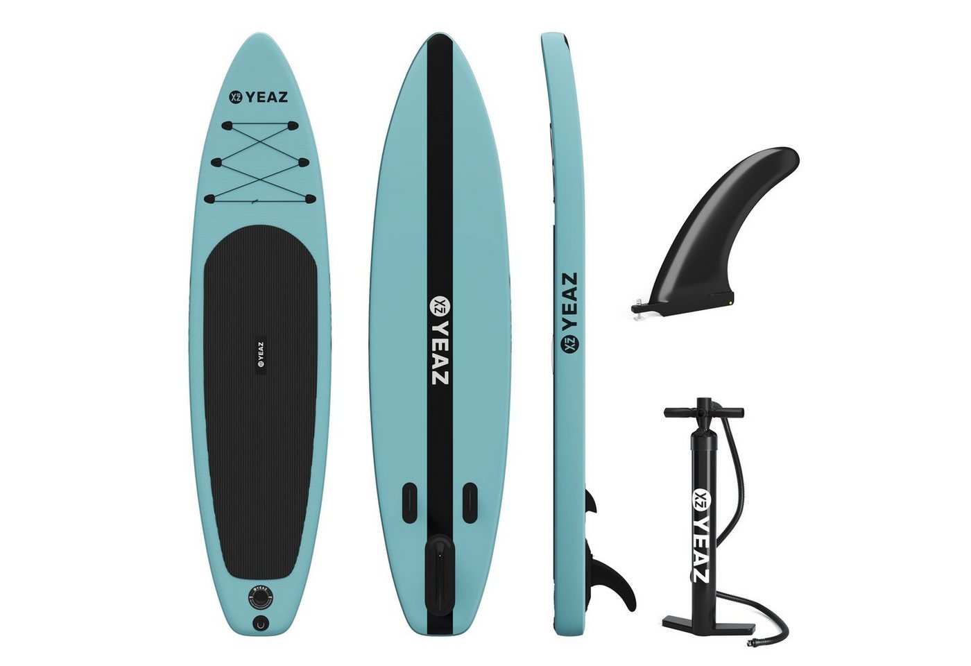 YEAZ Inflatable SUP-Board BAIA - EXOTRACE PRO - sup board, Inflatable SUP Board, (Set), inkl. Zubehör wie Finne und Handpumpe von YEAZ