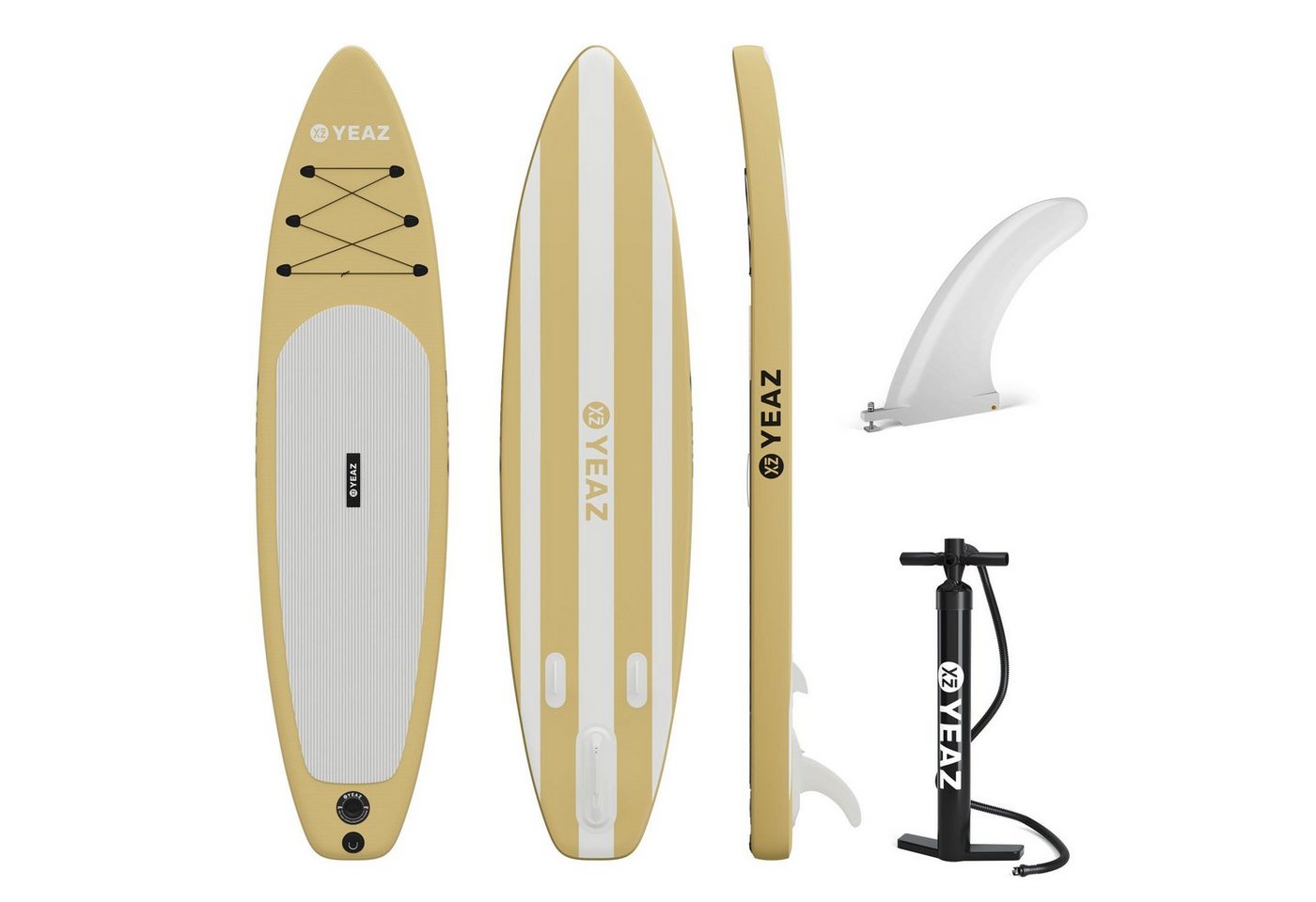 YEAZ Inflatable SUP-Board LE CLUB - EXOTRACE - sup board, Inflatable SUP Board, (Set), inkl. Zubehör wie Finne und Handpumpe von YEAZ