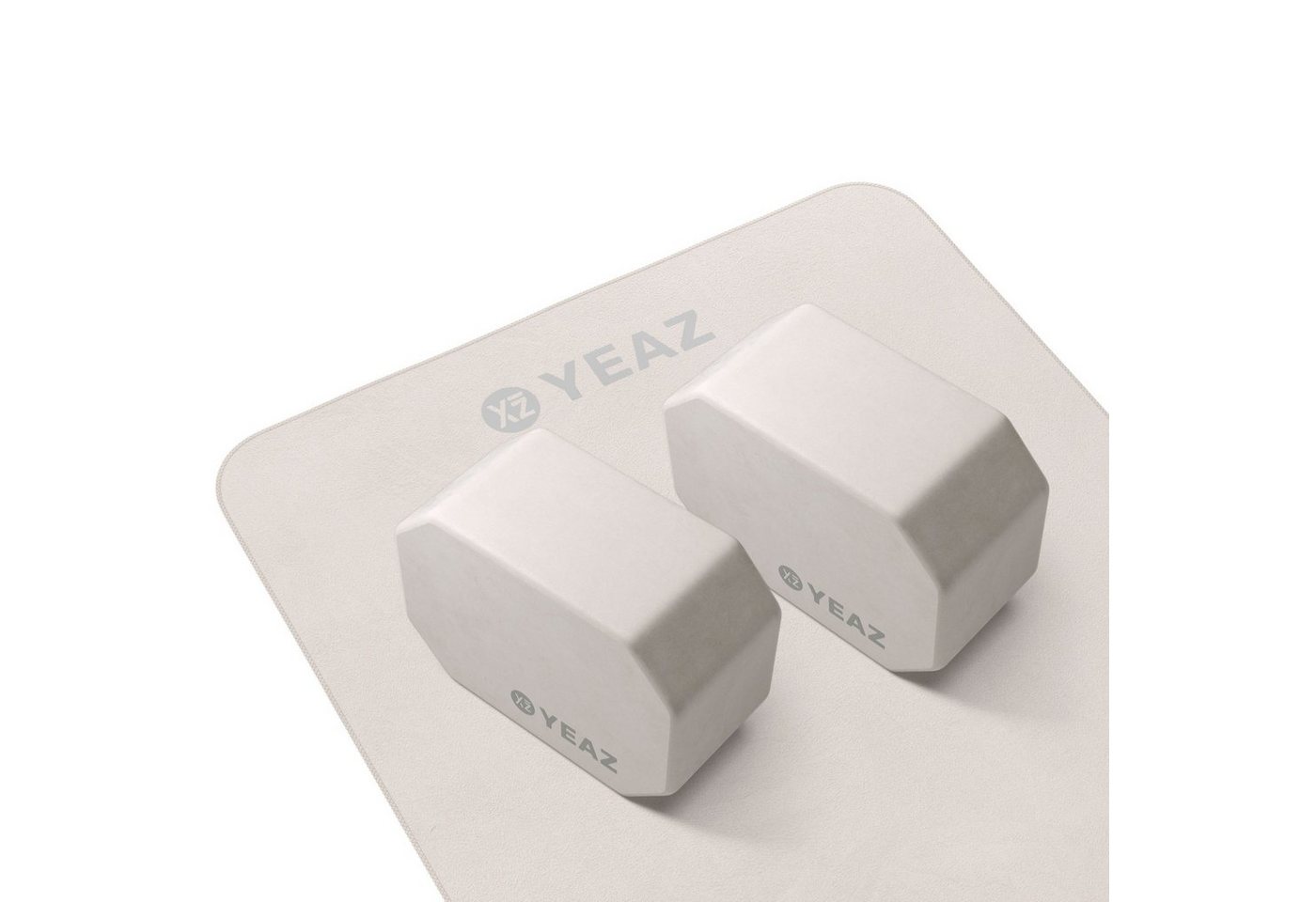 YEAZ Yogablock NEXT LEVEL Set - Yoga-Blöcke & Handtuch, rutschfeste Soft-Touch Oberfläche YEAZ Yogablock NEXT LEVEL Set - Yoga-Blöcke & Handtuch, rutschfeste Soft-Touch Oberfläche von YEAZ