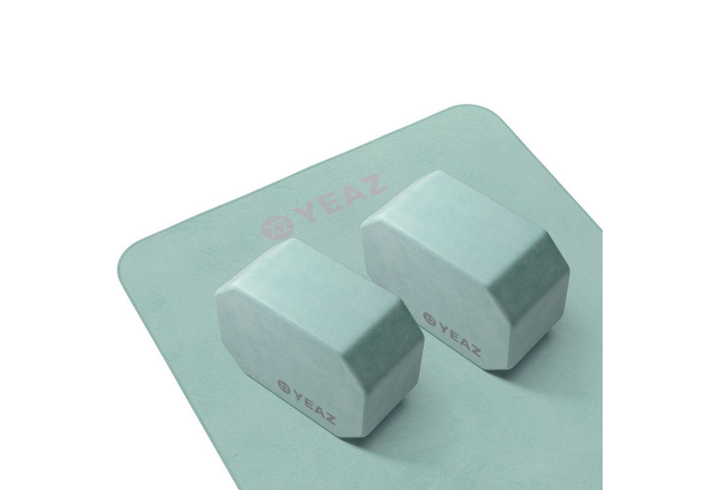 YEAZ Yogablock NEXT LEVEL Set - Yoga-Blöcke & Handtuch, rutschfeste Soft-Touch Oberfläche YEAZ Yogablock NEXT LEVEL Set - Yoga-Blöcke & Handtuch, rutschfeste Soft-Touch Oberfläche von YEAZ