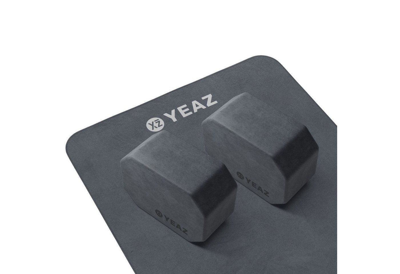 YEAZ Yogablock NEXT LEVEL Set - Yoga-Blöcke & Handtuch, rutschfeste Soft-Touch Oberfläche YEAZ Yogablock NEXT LEVEL Set - Yoga-Blöcke & Handtuch, rutschfeste Soft-Touch Oberfläche von YEAZ