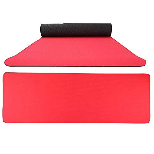 YEBIRAL Preumium Yogamatte aus Hochwertigen TPE, rutschfest Yogamatte Gymnastikmatte Hypoallergen Übungsmatte Sportmatte für Yoga Pilates Fitness, 183 cm x 61 cm x 0,6 cm von YEBIRAL