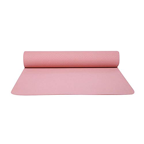 YEBIRAL Yogamatte Hochwertige Gymnastikmatte rutschfest Phthalatfrei Fitnessmatte TPE Hypoallergen Übungsmatte für Yoga Pilates Fitness Workout & Gymnastik Trainingsmatte 183 cm x 61 cm x 0,6 cm von YEBIRAL