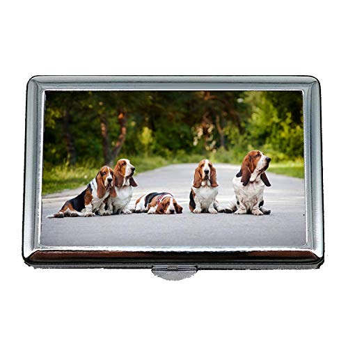 14 Zigaretten Box Aufbewahrungskoffer, Hund Chihuahua Puppy Basset Hound, Kredit Visitenkartenetui Aufbewahrungsbox 14 Zigaretten Box Aufbewahrungskoffer, Hund Chihuahua Puppy Basset Hound, Kredit Visitenkartenetui Aufbewahrungsbox von YENDOSTEEN