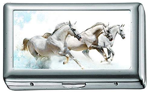 Horse Black Sunset Zigarettenetui / -schachtel Visitenkartenetui Edelstahlgehäuse Silber Metall-Geldbörsenschutz Horse Black Sunset Zigarettenetui / -schachtel Visitenkartenetui Edelstahlgehäuse Silber Metall-Geldbörsenschutz von YENDOSTEEN
