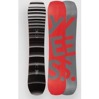 YES Standard Snowboard black and white von YES