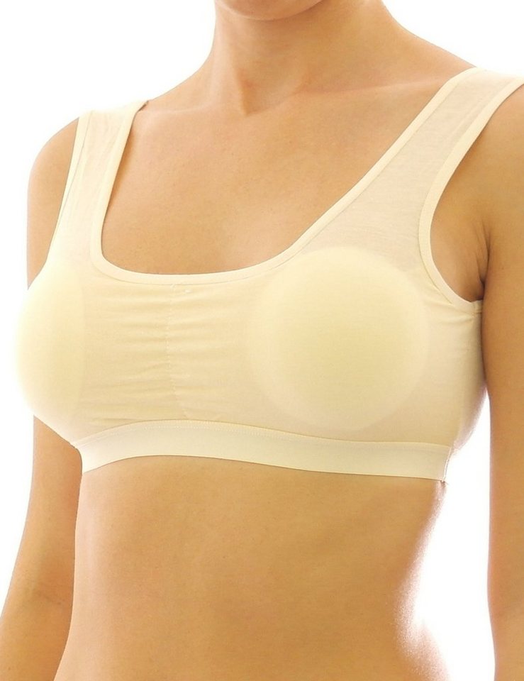 YESET BH-Träger Damen Girl Mädchen Sport BH Comfort Bustier Unterwäsche Top Bambus 0972 YESET BH-Träger Damen Girl Mädchen Sport BH Comfort Bustier Unterwäsche Top Bambus 0972 von YESET