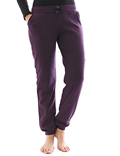 YESET Jogging Hose innen Fleece Taschen Sport Leggings Baumwolle Thermo dunkellila S YESET Jogging Hose innen Fleece Taschen Sport Leggings Baumwolle Thermo dunkellila S von YESET