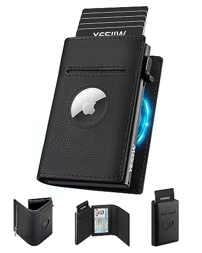 YESIIW Geldbörse Herren Airtag Wallet mit Münzfach | Portmonee Herren mit RFID Schutz | Slim Wallet Kreditkartenetui | Kartenhalter Geldbeutel Herren | Schwarz Wallets for Men YESIIW Geldbörse Herren Airtag Wallet mit Münzfach | Portmonee Herren mit RFID Schutz | Slim Wallet Kreditkartenetui | Kartenhalter Geldbeutel Herren | Schwarz Wallets for Men von YESIIW