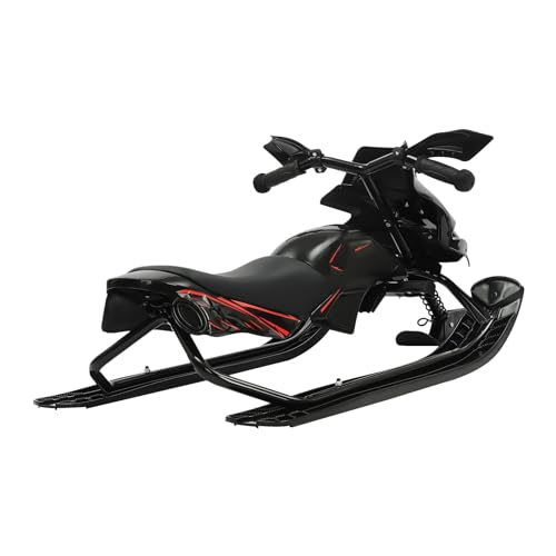 Schneeschlitten Klassischer Teenagerschlitten Mit Bremsen Lenkschlitten Mit 2-Fuß-Bremsen Schwarzer Automatischer Kordelzug Unabhängig Für Skigebiete Geeignet Schneeschlitten Klassischer Teenagerschlitten Mit Bremsen Lenkschlitten Mit 2-Fuß-Bremsen Schwarzer Automatischer Kordelzug Unabhängig Für Skigebiete Geeignet von YESTAIM