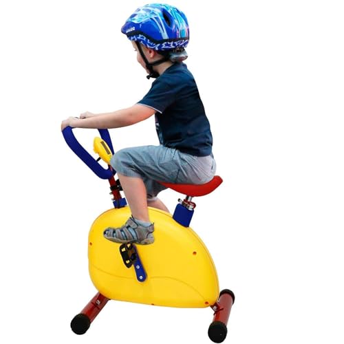 YFJBDKS Kinder-Fun- und Fitness-Heimtrainer-Set, Indoor-/Outdoor-Trainingsgerät für das Cardio-Training von Kindern und sportliche Aktivitäten für Kleinkinder,Exercise bike von YFJBDKS