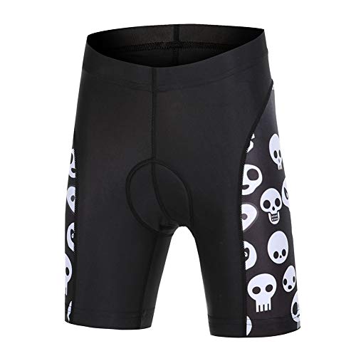 YFPICO Kinder Radsport Bekleidung- Radhose Kurz, Schädeldruck, 152/158 YFPICO Kinder Radsport Bekleidung- Radhose Kurz, Schädeldruck, 152/158 von YFPICO