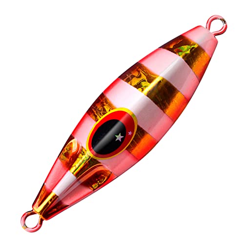 YFPICO Slow Flat Fall Jig Luminous Lead Vertical Jig Salzwasser Angeln Jig Vertikale Köder mit Glow Jig Haken Boot Angelköder 30g/40g/60g/80g/100g/120g für Thunfisch Kingfish Barsch Lachs,1.4oz/40g YFPICO Slow Flat Fall Jig Luminous Lead Vertical Jig Salzwasser Angeln Jig Vertikale Köder mit Glow Jig Haken Boot Angelköder 30g/40g/60g/80g/100g/120g für Thunfisch Kingfish Barsch Lachs,1.4oz/40g von YFPICO