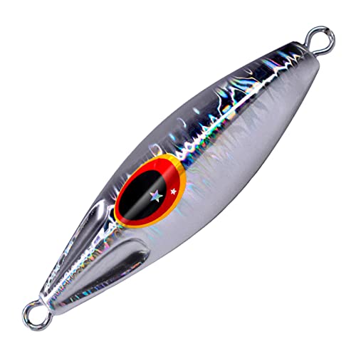 YFPICO Slow Flat Fall Jig Luminous Lead Vertical Jig Salzwasser Angeln Jig Vertikale Köder mit Glow Jig Haken Boot Angelköder 30g/40g/60g/80g/100g/120g für Thunfisch Kingfish Barsch Lachs,2.1oz/60g YFPICO Slow Flat Fall Jig Luminous Lead Vertical Jig Salzwasser Angeln Jig Vertikale Köder mit Glow Jig Haken Boot Angelköder 30g/40g/60g/80g/100g/120g für Thunfisch Kingfish Barsch Lachs,2.1oz/60g von YFPICO