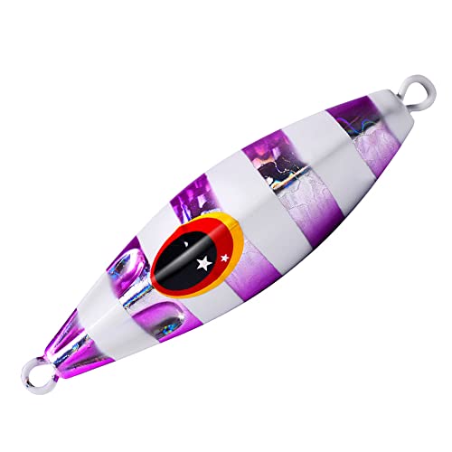 YFPICO Slow Flat Fall Jig Luminous Lead Vertical Jig Salzwasser Angeln Jig Vertikale Köder mit Glow Jig Haken Boot Angelköder 30g/40g/60g/80g/100g/120g für Thunfisch Kingfish Barsch Lachs,3.5oz/100g YFPICO Slow Flat Fall Jig Luminous Lead Vertical Jig Salzwasser Angeln Jig Vertikale Köder mit Glow Jig Haken Boot Angelköder 30g/40g/60g/80g/100g/120g für Thunfisch Kingfish Barsch Lachs,3.5oz/100g von YFPICO