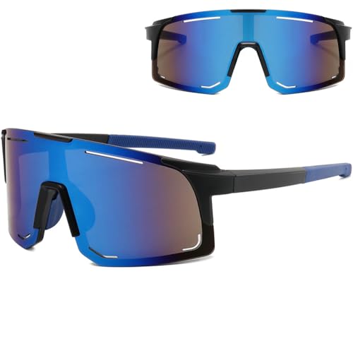 YGCHEN Fahrradbrille Sport Sonnenbrille Selbsttönend Sportbrille Schnelle Brille Fahrradzubehör Rahmen Brillen Sportsonnenbrille für Herren Damen von YGCHEN