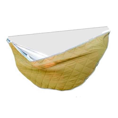 YGDYFDC Reisehängematte Hängematte Im Freien Schaukel Leinwand Outdoor Leinwand Anti-Rollover Schaukel Hängematte Outdoor Home Leinwand Hängesessel Ultraleichte Hängematte(Yellow) von YGDYFDC