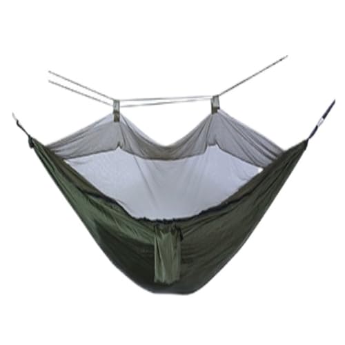 YGDYFDC Reisehängematte Outdoor Camping Moskitonetz Hängematte Nylon Fallschirm Stoff Hängematte mit Moskitonetz Outdoor Schaukel Hängematte Ultraleichte Hängematte(E) von YGDYFDC