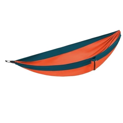 YGDYFDC Reisehängematte Outdoor Camping Schaukel Hängematte Outdoor Doppel Anti-Rollover Outdoor Tourismus Camping Camping Hängen Stuhl Ultraleichte Hängematte(Orange,S) von YGDYFDC