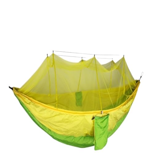 YGDYFDC Reisehängematte Outdoor Moskitonetz Hängematte Anti-Moskito Anti-Rollover Nylon Camping Outdoor Tragbare Schaukel Hängematte Ultraleichte Hängematte(K) von YGDYFDC