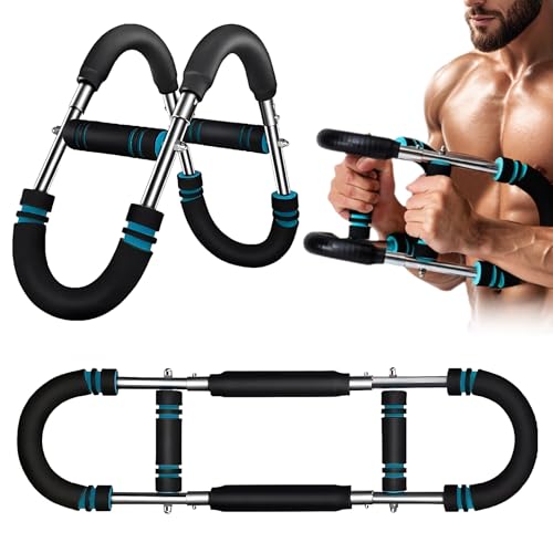 Twister Armtrainer, 18.1-45.4 kg Verstellbarer Unterarmstärker, Twister Arm Exerciser Chest Workout, Einstellbare Krafttrainer, Tragbare Power Twister Bar, Arm Fitness Trainingsgeräte für Zuhause Twister Armtrainer, 18.1-45.4 kg Verstellbarer Unterarmstärker, Twister Arm Exerciser Chest Workout, Einstellbare Krafttrainer, Tragbare Power Twister Bar, Arm Fitness Trainingsgeräte für Zuhause von YGYZKJSD