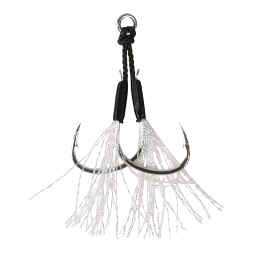 Slow Fall Jigs Angelhaken Dancing Stingers Jigging Köder Angelhilfshaken Mit Teasern Ersatzhaken Pack Slow Fall Jigs Angelhaken Dancing Stingers Jigging Köder Angelhilfshaken Mit Teasern Ersatzhaken Pack von YHAILI