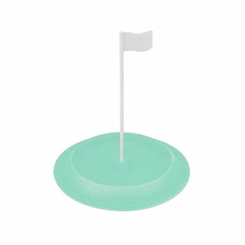 Weiche Gummi Golfplätze Übungs Putting Cup Putter Grüner Becher Mit Flaggen Putting Übungswerkzeug Loch Für Zuhause Und Büro von YHAILI