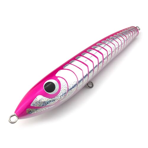 YHAILI 265mm Holz Schwimmende Köder Meer Forelle Angeln Köder Crankbait Künstliche Drillinge Swimbait Angeln Lockt Harte Köder von YHAILI