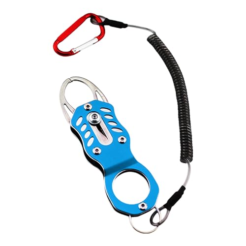 YHAILI Angeln Zangen Fisch Greifer Werkzeug Mit Coiled Lanyard Fisch Lip Greifer Grabber Angeln Zubehör Für Salzwasser von YHAILI