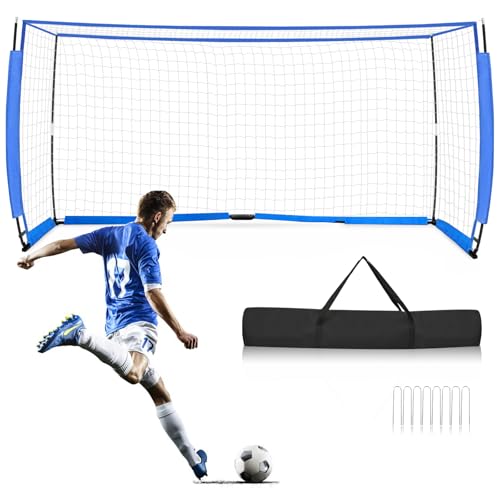 YHANEC Fussballtor, 360cm x 180cm Fußballtor Faltbar, Fussballtore für Garten, Jugend & Erwachsene Quick Mount Fußballnetz, 1 Fußballtore + 1 Tragetasche YHANEC Fussballtor, 360cm x 180cm Fußballtor Faltbar, Fussballtore für Garten, Jugend & Erwachsene Quick Mount Fußballnetz, 1 Fußballtore + 1 Tragetasche von YHANEC