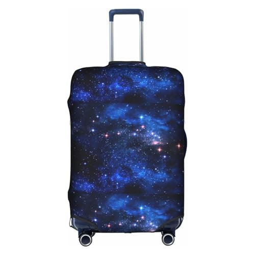 YHBLYKXP Galaxy Night Gepäckabdeckung, Kofferschutz, elastische Schutzhülle, passend für 45,7–81,3 cm große Koffer, Weiss/opulenter Garten, X-Large von YHBLYKXP