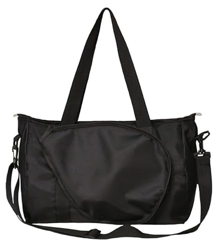 YHHIRCH Tennisschläger-Tasche für 2 Schläger, Tennis-Tragetasche für Damen und Herren, große Tennisschlägertasche, große Kapazität, Badminton-Crossbody-Tasche für Sporttraining (A,unter 63,5 cm) von YHHIRCH