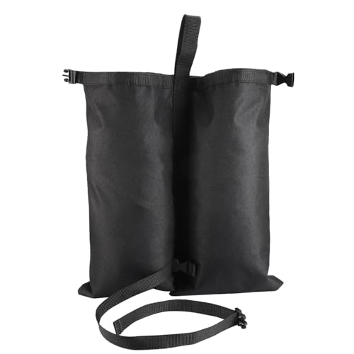 Canopy Sandsack Gewichtssack Heavy Duty Baldachin Gewichte Schwarz Große Zeltgewichte Outdoor Baldachin Zelt Sofortiger Schutz 600D Oxford Tuch Sandsack von YIGZYCN