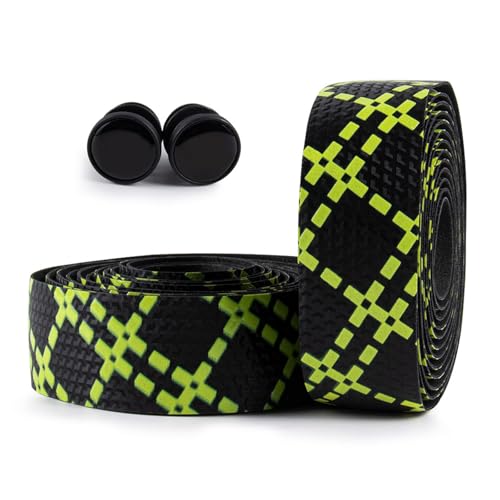 YIGZYCN 2 Stücke Fahrräder Lenker AntiVibration Wrap Fahrräder Lenkerband Fahrräder Lenker Wrap Cyclings Lenkerband Wrap von YIGZYCN