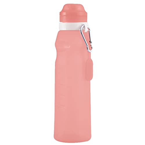 YIGZYCN 600 Faltbare Wasserflasche Für Fitnessstudio Trinkwasserflasche Mit D Schnalle Auslaufsicher Wiederverwendbar Frei Faltbare Wasserflasche von YIGZYCN