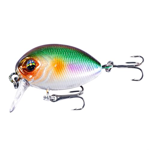 YIGZYCN Angelköder Künstliche Köder Topwaters Künstlicher Wobbler Crankbait Köder Angelzubehör von YIGZYCN