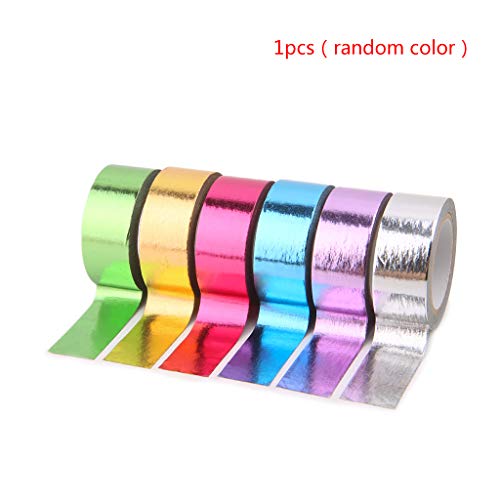 YIGZYCN Rhythmische Gymnastik Dekoration Holographische Prismatische Tape Hoops Stick Scrapbooking Werkzeuge Masking Tape von YIGZYCN