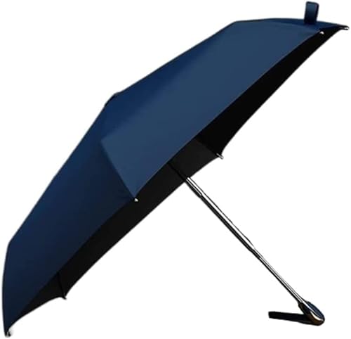 Auto-Regenschirm, Reise-Regenschirm, flach, automatischer Regenschirm, Regen, Damen, ultraleicht, Reise-Sonnenschirm, Anti-UV, tragbar, faltbar, 6 Rippen, Sonnenschirm, Regenschirme für Regen, von YIHANSS