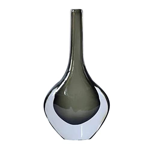 Blumenvase Einfache und moderne Vase Dekoration handgefertigte farbige Glasur Farbe Haus Weichdekoration Wohnzimmer Schlafzimmer Desktop Kreative Blumenarrangement Appliances Hausdekoration (Größe: von YIHANSS