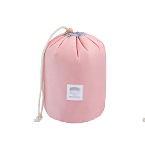 Kulturbeutel, Kosmetiktasche, rund, wasserdicht, Make-up-Tasche, Reise-Organizer, für Damen, multifunktionale Aufbewahrungstasche (Rosa) von YIHANSS