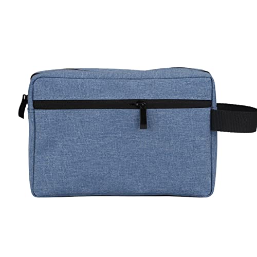 Kulturbeutel, Reisetasche, Make-up-Regenmantel, Kosmetiktasche, Leinentasche (blau) von YIHANSS