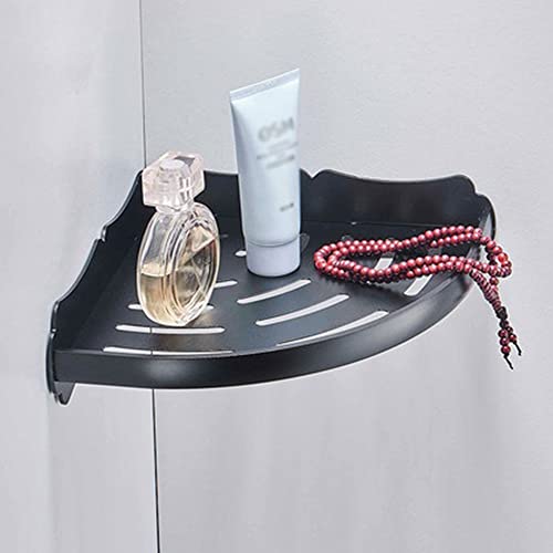 YIHANSS Eck-Duschregal aus Aluminium, schwarzer Eckkorb, Badezimmer-Shampoo-Halter, Kosmetik-Aufbewahrungsregale, Duschregal, Badzubehör, Dusch-Organizer (Farbe: Stil 1) (Stil 1) von YIHANSS