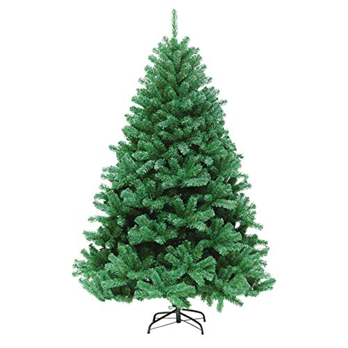 YIHANSS Grüner künstlicher Weihnachtsbaum, PVC-Kiefer-Weihnachtsbaum mit klappbarem Metallständer, unbeleuchteter, aufklappbarer, Stabiler Weihnachtsbaum für den Innenbereich für Feiertage von YIHANSS