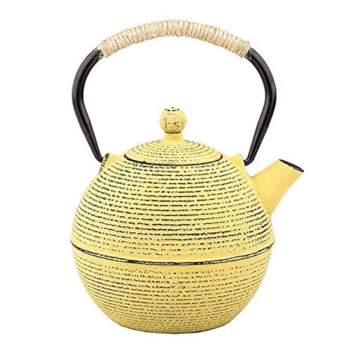 YIHANSS Klassische Teekanne Eisen Teekanne Stil Teekessel mit Filter Guss Teekanne Tee kochendes Wasser Kung Fu Oolong-Tee-Set 680 ml Teekessel von YIHANSS