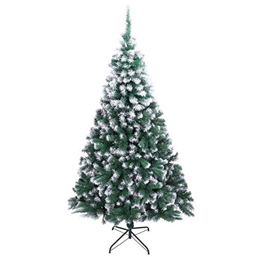 YIHANSS Redsun 7ft künstlicher Weihnachtsbaum schneebeflockt mit solidem Metallständer, 870 PVC-Spitzen Zweig Premium klappbarer Weihnachtsbaum für Außen- und Innendekoration Der Neue von YIHANSS