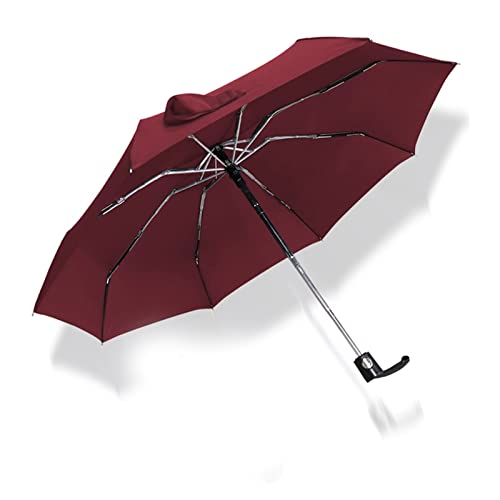 YIHANSS Regenschirm Mini Automatische Falten Stil Regenschirm Regen Frauen Wind Beständig Tragbare Business Outdoor Regenschirme Männliche Sonnenschirm von YIHANSS